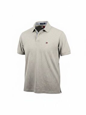 Tommy Hilfiger VINTAGE Men’s Light Gray Polo Shirt